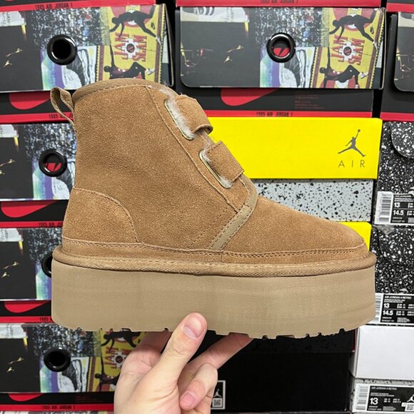 UGG Velcro - Strap Platform Ankle Boots - Picture 9 of 9